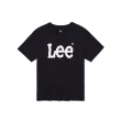 【Lee 官方旗艦】女裝 短袖T恤 / 大LOGO 透明標牌 共2色 男朋友版型(LB302091034 / LB302091K11)