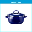 【BK】碳鋼琺瑯鍋 20公分 雙耳鍋 藍-德國製