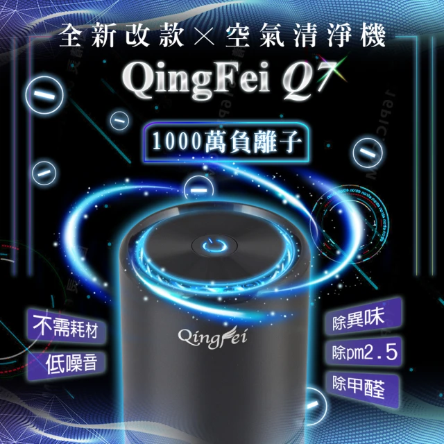 QingFei 負離子USB 家用車用空氣清淨機 空氣淨化器(負離子USB 家用車用空氣清淨機 空氣淨化器)