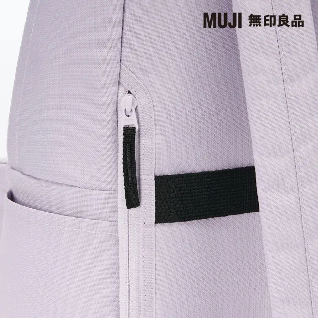 【MUJI 無印良品】可減輕肩膀負擔撥水加工聚酯纖維後背包(共2色)