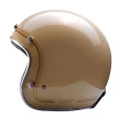 【Chief Helmet】Ticuna 素色金線 駝 3/4罩 安全帽(素色帽 騎士安全帽 銀邊帽 騎士帽 復古帽 銀邊復古帽)