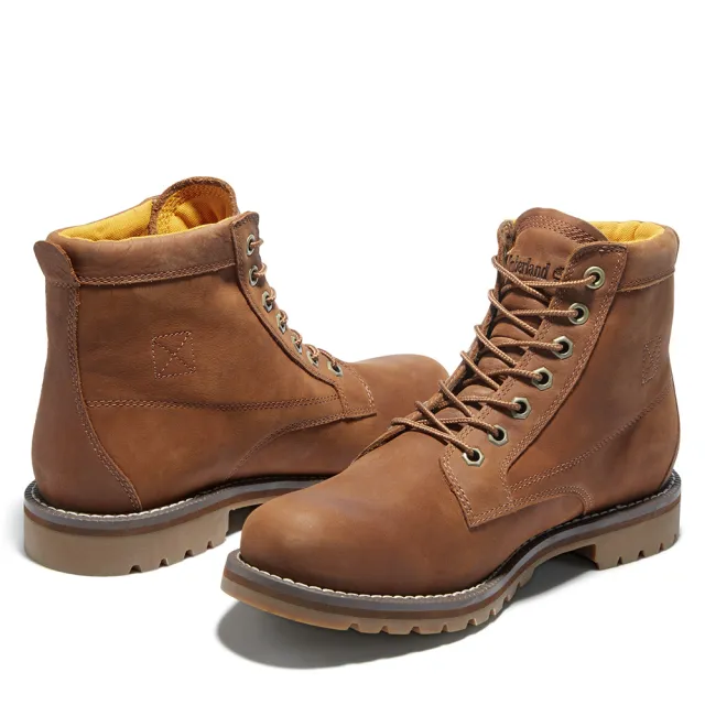 【Timberland】男款鐵鏽色休閒防水靴(A44MYF13)