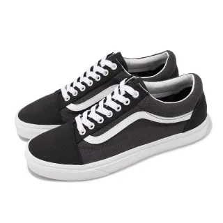 【VANS】休閒鞋 Old Skool 男鞋 女鞋 黑 灰 緩震 帆布 滑板鞋 板鞋 情侶鞋 基本款(VN0007NTBMA)