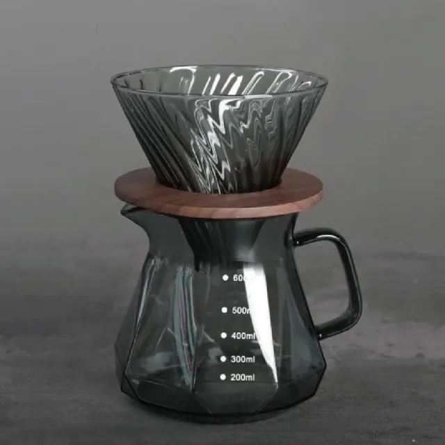 【MOREJIA】高硼硅耐熱玻璃  手沖咖啡壺套裝 濾杯 咖啡壺 分享壺 手沖咖啡分享壺杯 咖啡分享壺 玻璃壺