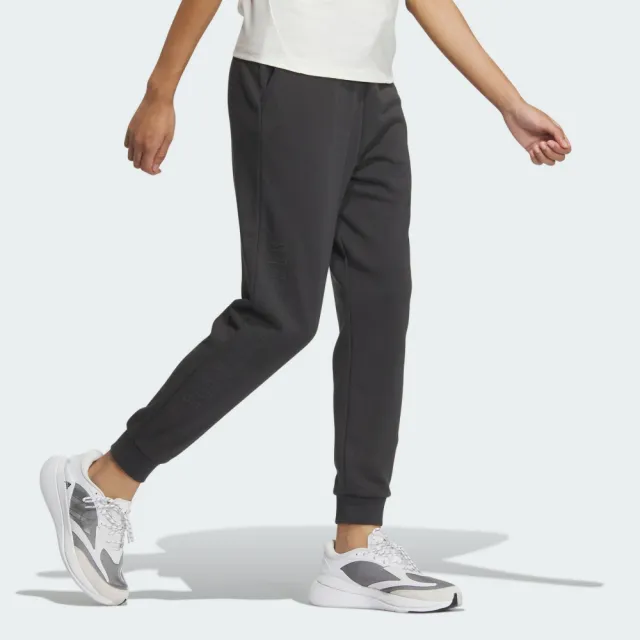 【adidas 愛迪達】長褲 女款 運動褲 WORD SWT PANT 黑 IM8753(L4815)