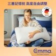 【德國Emma】One 記憶床墊+保潔墊+記憶枕套組 標準單人(30天試睡 獨家專利記憶棉 高CP值)