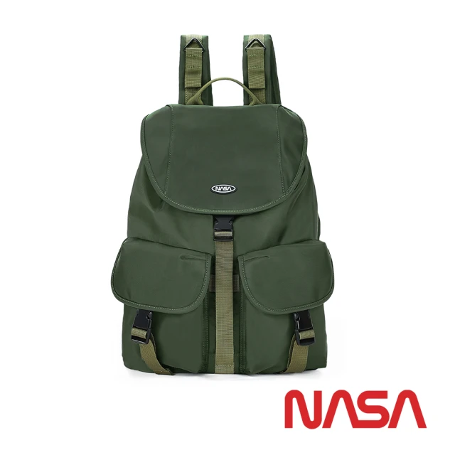 【NASA SPACE】美國太空旅人城市極簡後背包-NA20006(暗夜綠)