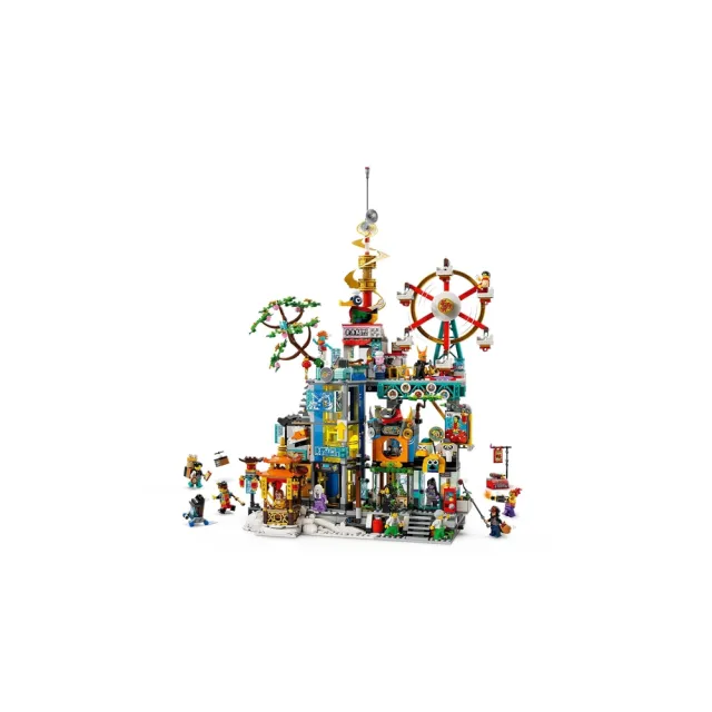 【LEGO 樂高】悟空小俠系列 80054 萬千城(建築玩具 兒童積木)