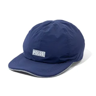【POLER STUFF】日本限定 REVERSIBLE FLEECE CAP 六片帽 / 雙面帽(藍. 灰色)