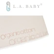 【L.A. Baby】天然有機棉防水保潔墊床包 S號(90*52公分米白色)