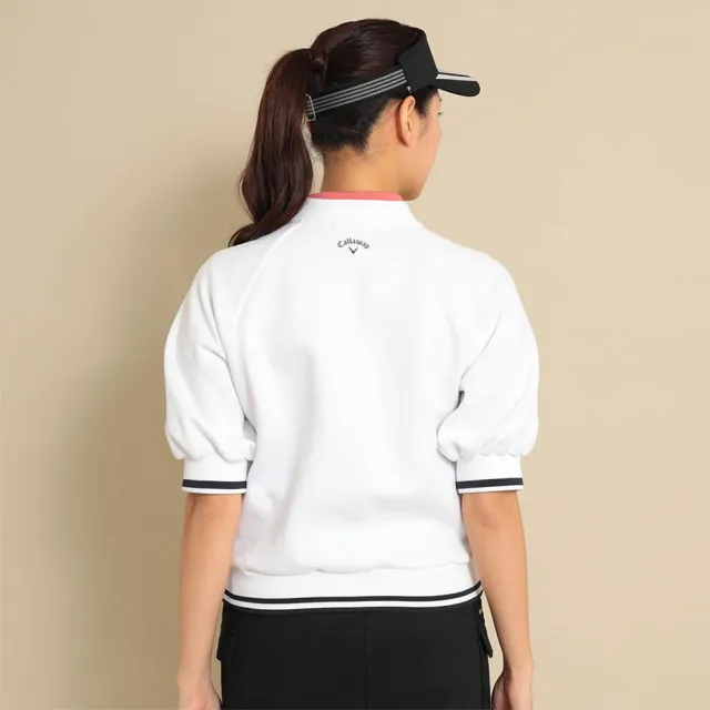 【Callaway 卡拉威】女士 五分袖短版外套(C23217200_1030)