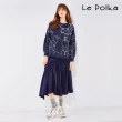 【Le Polka】無律抽褶造型長裙-女