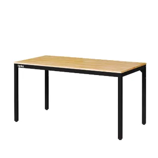 【TANKO 天鋼】WE-47W 多功能桌 黑 120x60cm(工業風桌子 原木桌  書桌 耐用桌 辦公桌)