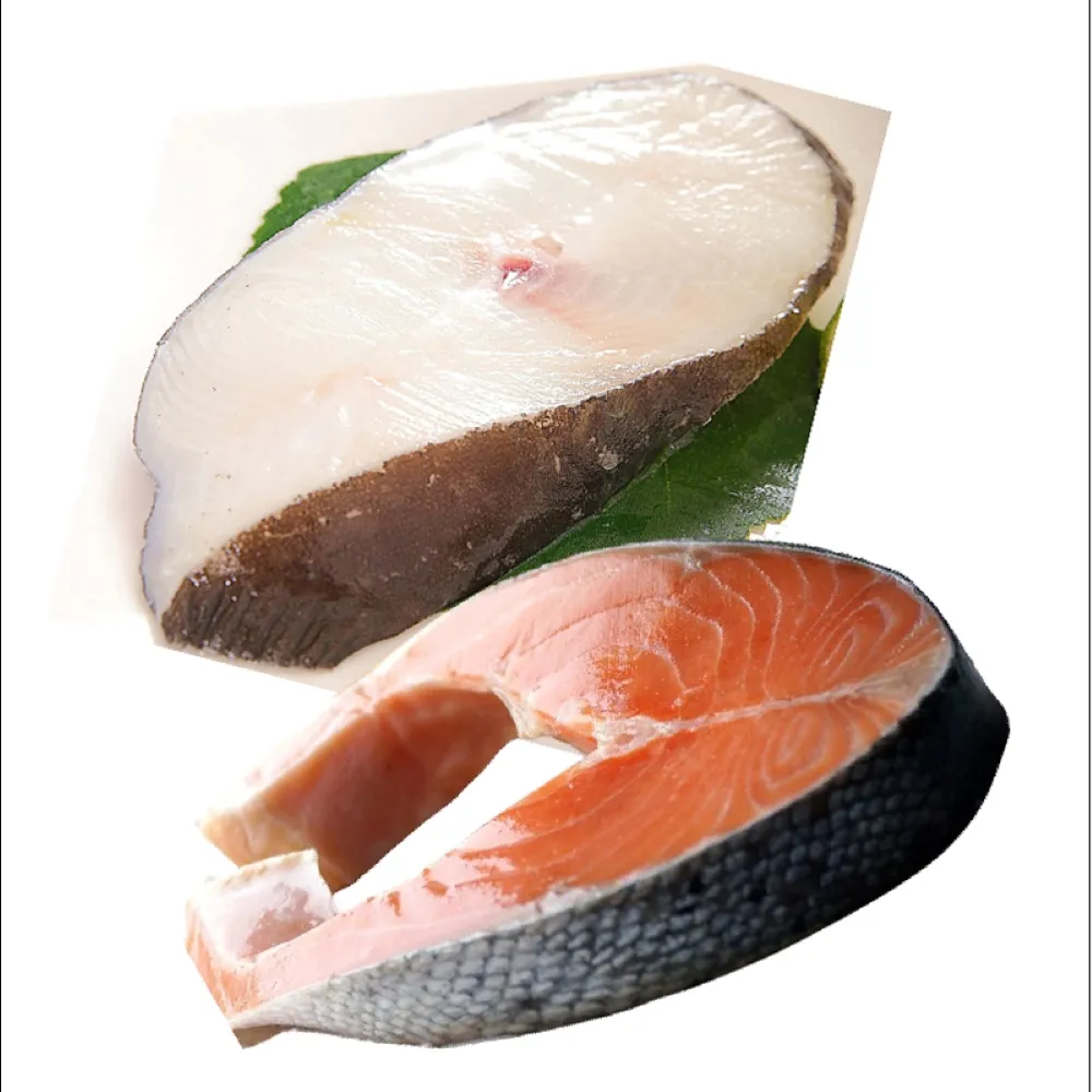 【海之醇】制霸中段厚切鮭魚扁鱈任選-6片組(400g±10%/片)