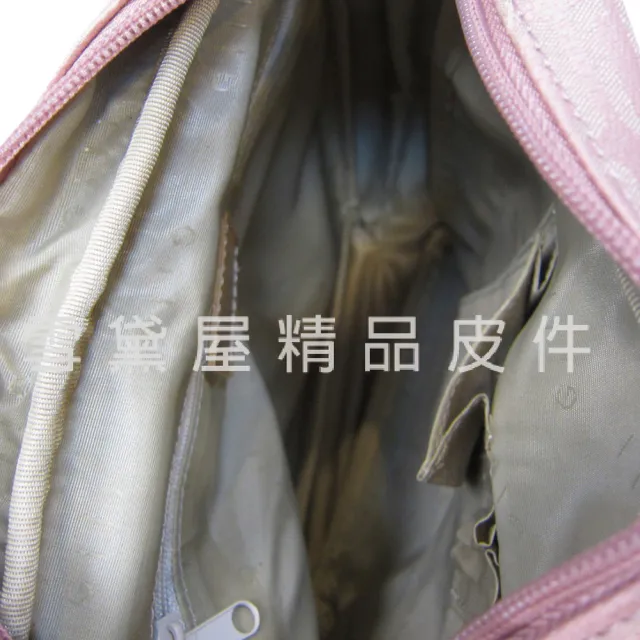 【SNOW.bagshop】雙11 真皮 斜側包中容量復古設計(真皮包包 進口防水緹花布+牛皮革材質隨身物品