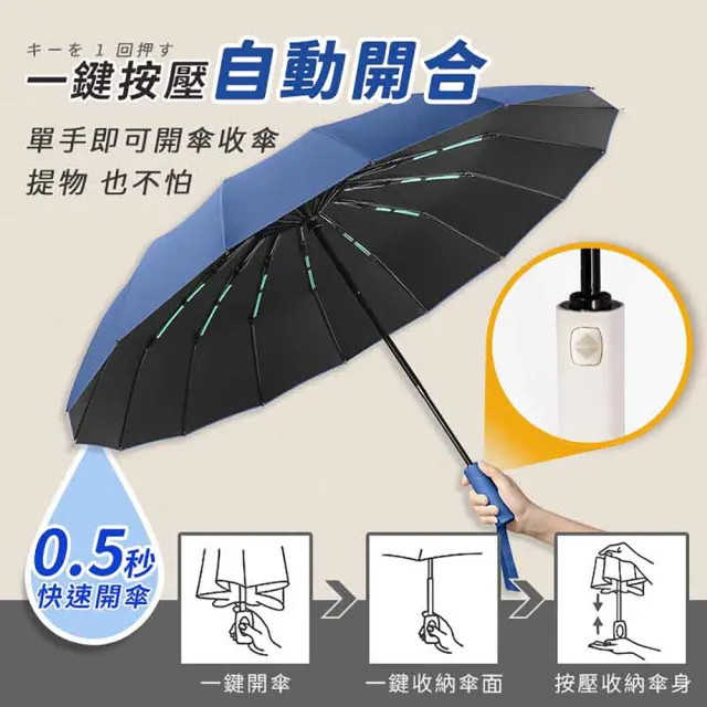 【捕夢網】24骨自動傘(雨傘 自動傘 大雨傘 摺疊傘 UV傘 折疊傘)
