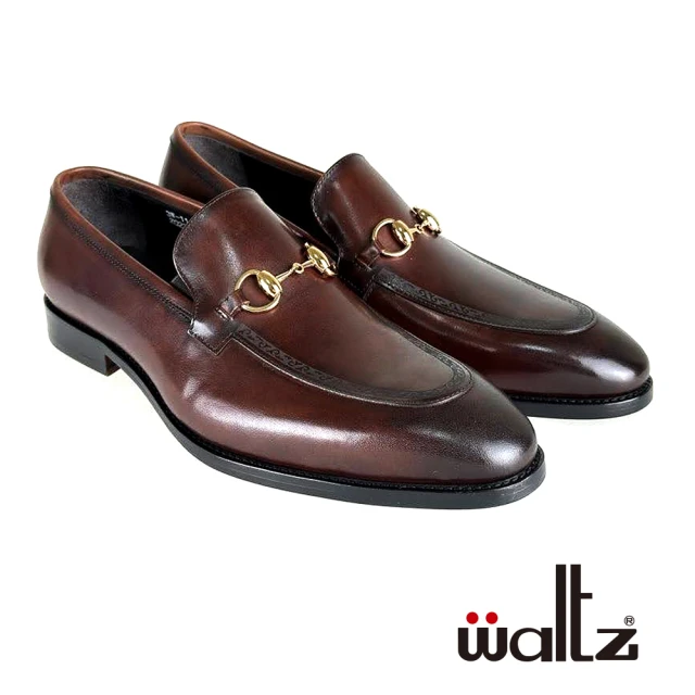 Waltz 質感 牛皮紳士鞋 真皮樂福鞋(3W111068-
