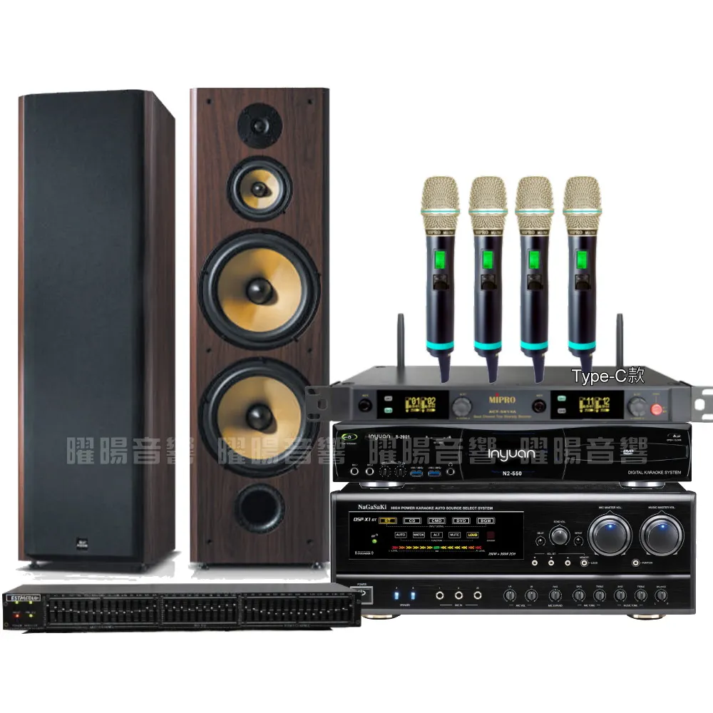 【音圓】N2-550+SD-903N+NaGaSaKi DSP-X1BT+ACT-5814A(送12項超值豪禮 免費到府安裝)