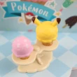 【POKEMON 精靈寶可夢】3D場景公仔套組-冰淇淋皮卡丘(IP授權/模型/玩偶/公仔/收藏/擺飾)