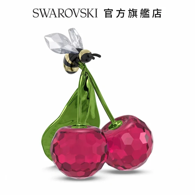 SWAROVSKI 施華洛世奇SWAROVSKI 施華洛世奇 Idyllia蜜蜂與櫻桃(限量商品)