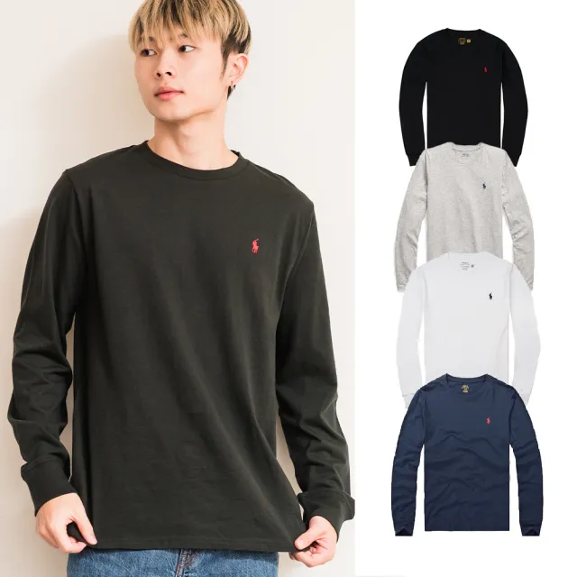 RALPH LAUREN】POLO Ralph Lauren 小馬青年版圓領長袖長袖上衣現貨男女