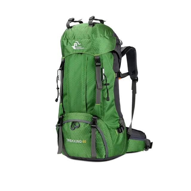 【PUSH!】雙11 戶外休閒用品 60L登山包 雙肩背包 自助行旅行背包 登山包 後背包附防雨罩(登山包 後背包U65)