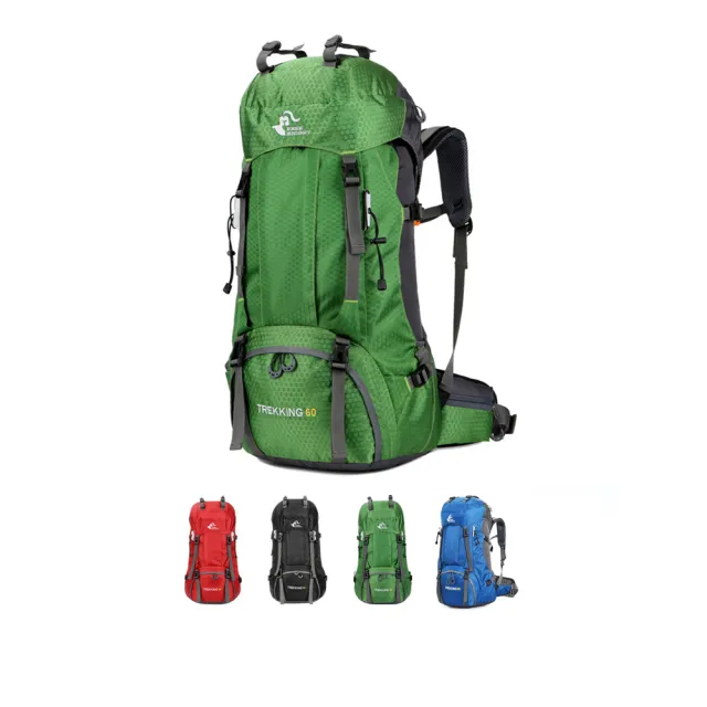 【PUSH!】戶外休閒用品 60L登山包 雙肩包 背包 自助行旅行背包 登山包(登山包 後背包U65)