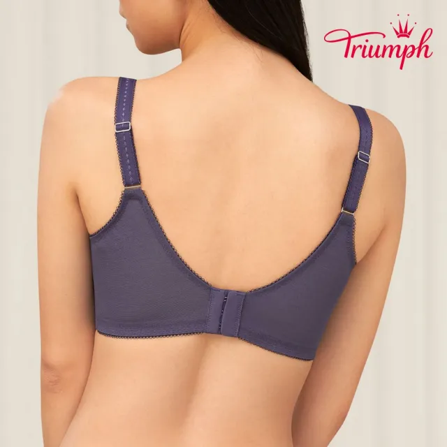 【Triumph 黛安芬】傾慕系列 機能美型鋼圈  B-E罩杯內衣(浪漫紫)