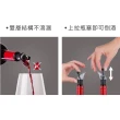 【VACU VIN】軟冰桶+開酒瓶塞注酒抽真空組 黑(開酒器 開瓶器 瓶塞 酒塞 保鮮瓶塞 鋁箔刀 冰酒桶)