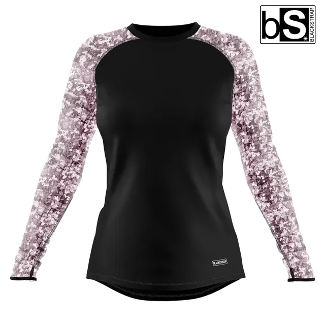 【BlackStrap】Therma Crew Top 女圓領磨毛保暖長袖上衣(滑雪/戶外/底層衣)