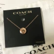 【COACH】coach 單顆美鑽玫瑰金禮盒組