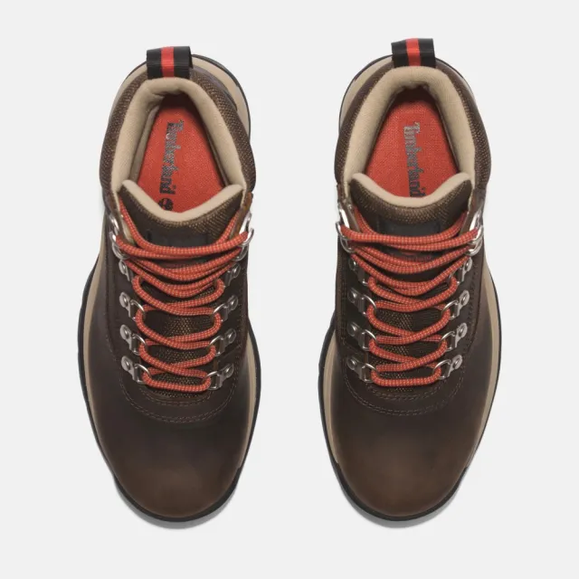 【Timberland】女款深棕色中筒防水健行靴(A2M2R243)