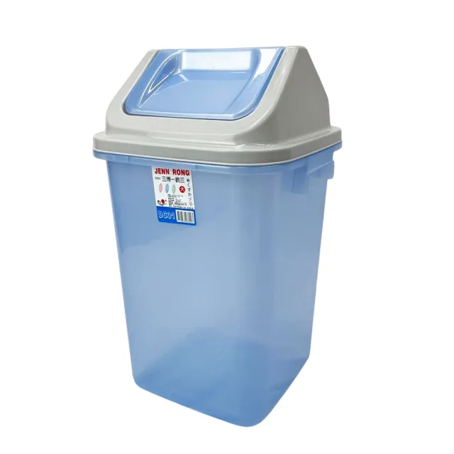 【生活King】大伯爵搖蓋式垃圾桶-20L(3色可選)