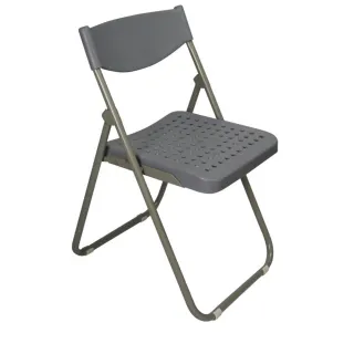【藍色的熊】塑鋼烤漆折合椅 5張(折合椅 會議椅 餐椅  辦公椅 工作椅 書桌椅 折疊椅 塑膠椅 開會椅 收納椅)