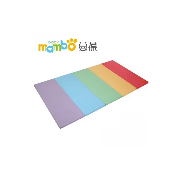 【mambobaby 蔓葆】箱損全新品 250*135摺疊4cm地墊-馬卡龍色(兩尺寸可選 摺疊墊 地墊 四折墊)