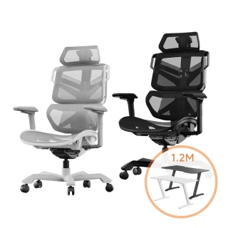 【TGIF】LPL聯賽指定 ACE 電競椅 人體工學椅 電腦椅 久坐舒服+CARRY 電競電腦桌 1.2M 無升降功能(2色)