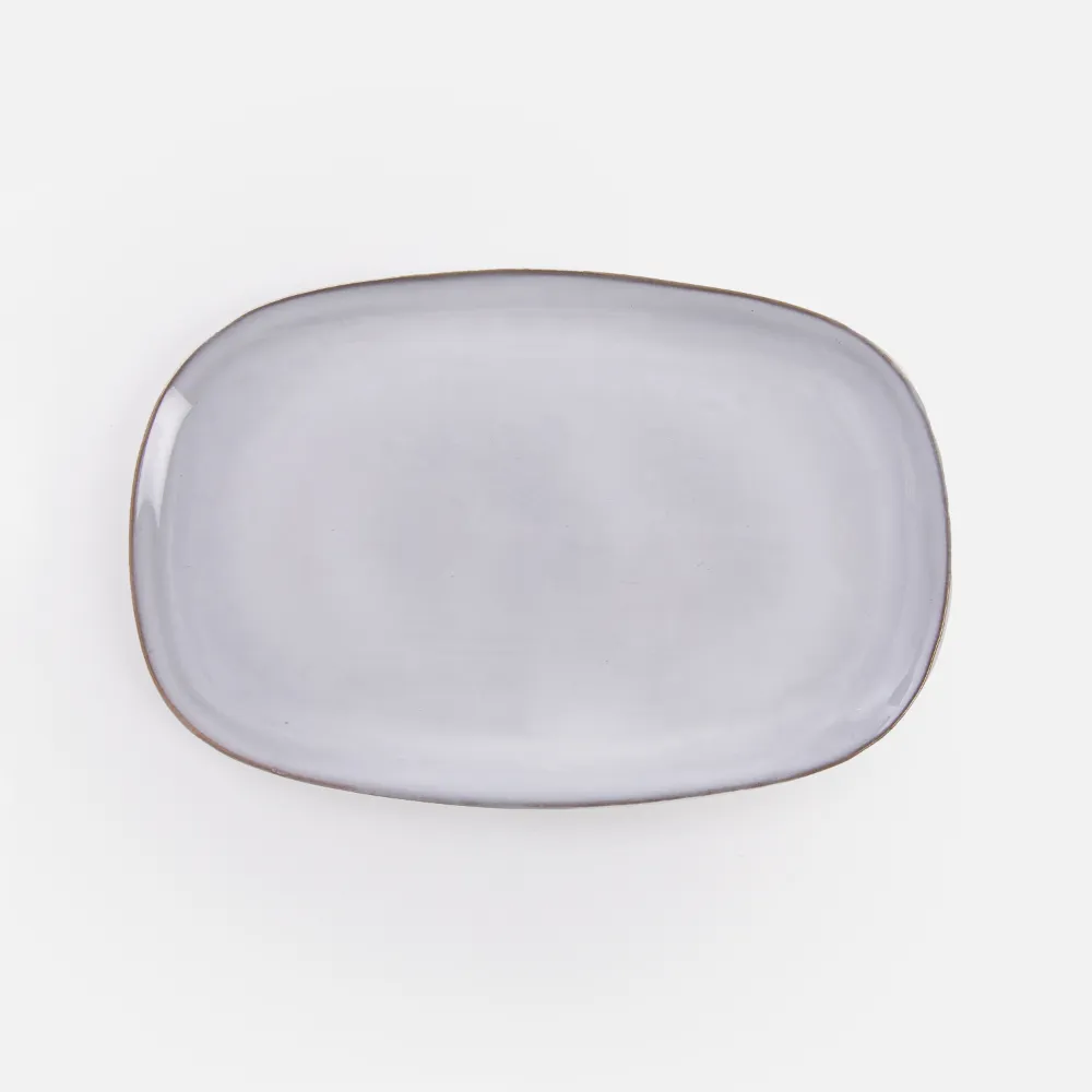 【HOLA】NOSSE Svelte 陶瓷盤 25cm 灰白