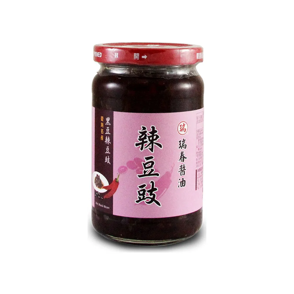 【瑞春醬油】辣豆鼓350gx1瓶