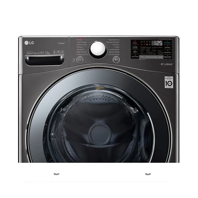 【LG 樂金】19公斤◆WiFi蒸洗烘脫變頻滾筒洗衣機 尊爵黑(WD-S19VBS)