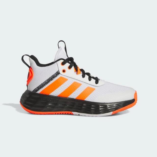 adidas 愛迪達 Ownthegame 2.0 K 中大童 籃球鞋 運動 訓練 緩震 包覆 支撐 白黑橘(IF2692)
