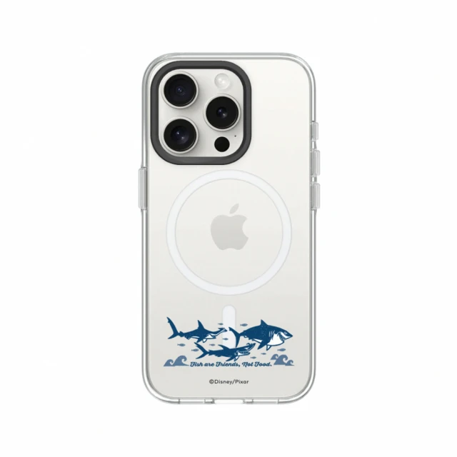 RHINOSHIELD 犀牛盾 iPhone 13系列 Clear MagSafe兼容 磁吸透明手機殼/海底總動員-吃素的鯊魚(迪士尼)