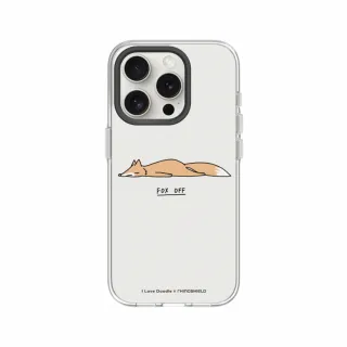 【RHINOSHIELD 犀牛盾】iPhone 14系列 Clear MagSafe兼容 磁吸透明手機殼/狐狸(I Love Doodle)