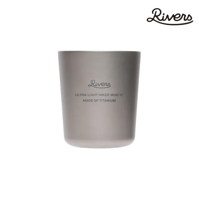 【RIVERS】ULTRA LIGHT雙層鈦金屬露營杯W 360ml