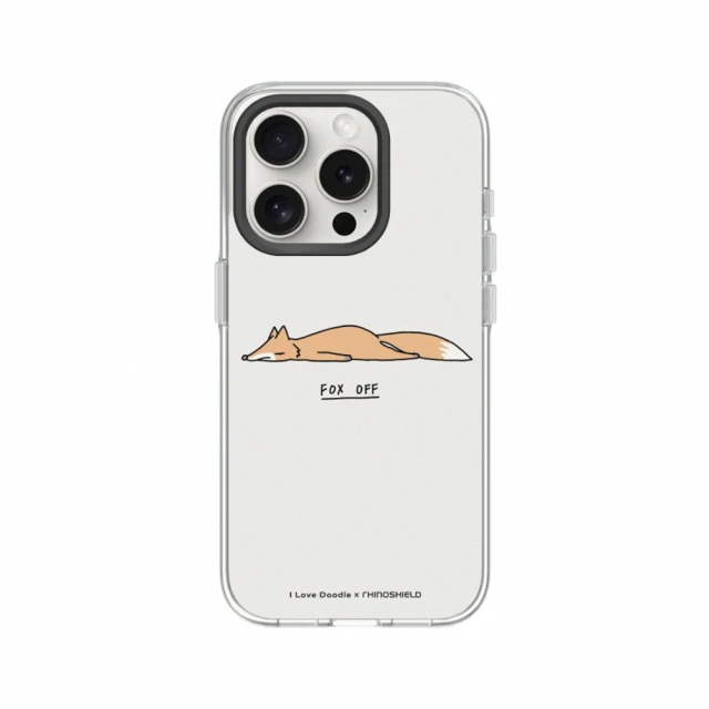 RHINOSHIELD 犀牛盾RHINOSHIELD 犀牛盾 iPhone 13系列 Clear MagSafe兼容 磁吸透明手機殼/狐狸(I Love Doodle)
