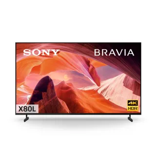 【SONY 索尼】BRAVIA 55型 4K HDR LED Google TV顯示器(KM-55X80L)