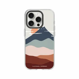 【RHINOSHIELD 犀牛盾】iPhone 12系列 Clear MagSafe兼容 磁吸透明手機殼/貓咪山(I Love Doodle)