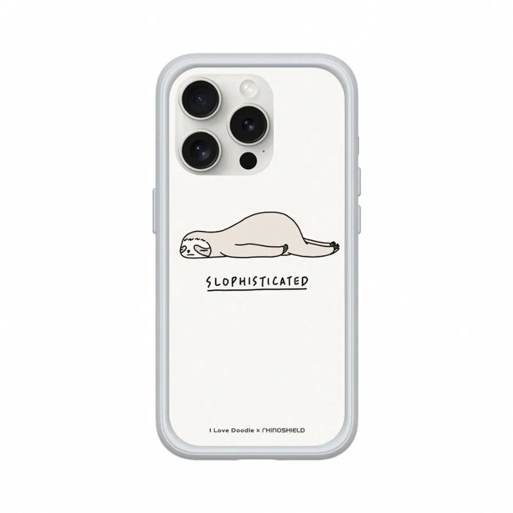 【RHINOSHIELD 犀牛盾】iPhone 14/Plus/Pro/Max Mod NX MagSafe兼容 手機殼/樹懶(I Love Doodle)
