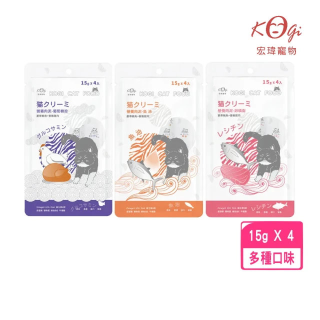 喵洽普 貓咪肉泥 56g （14gx4條）*24包組(貓零食