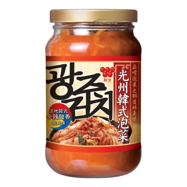 【味全】光州韓式泡菜(350gX4入組)