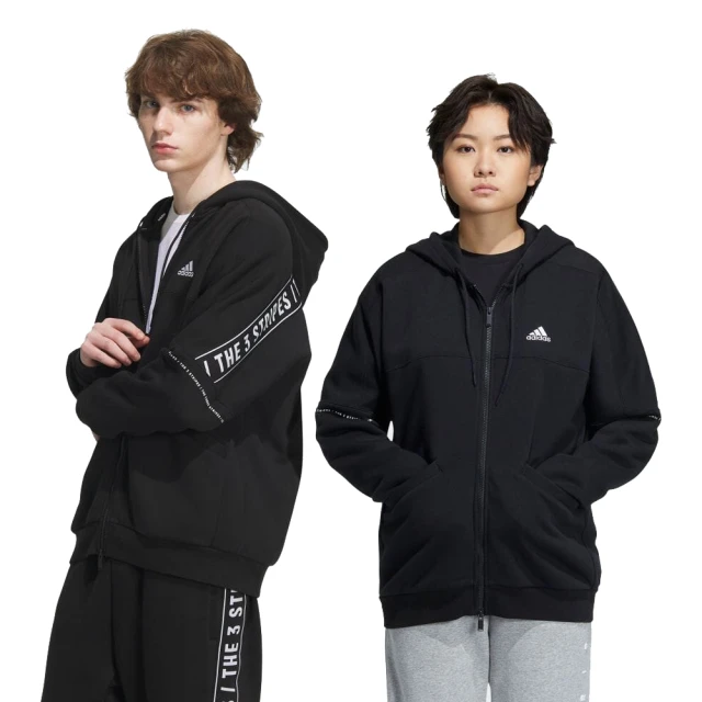 adidas 愛迪達adidas 愛迪達 連帽運動外套 WORD FL FZ HD 男女 - IK7357